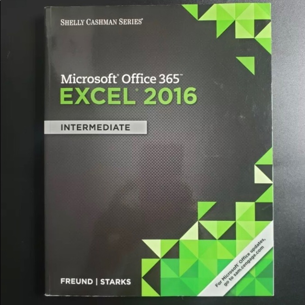 Microsoft Office 365 textbook Excel 2016
